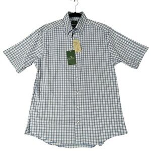 GenTeal Stoneman Button Down Short Sleeve Performance Untuck Sport Shirt NWT - S